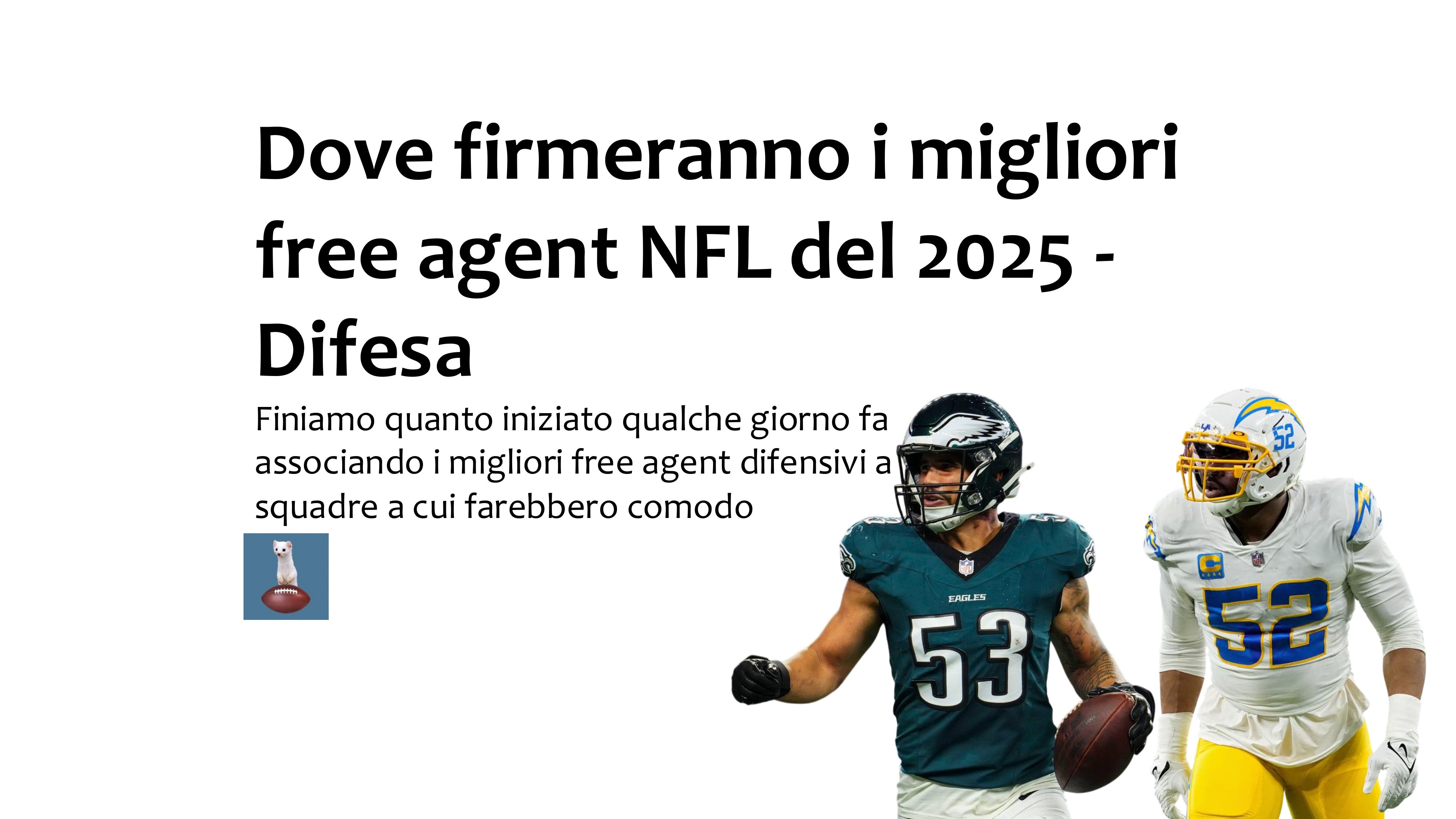 Dove firmeranno i migliori free agent NFL del 2025 - Difesa, image size:4000x2250