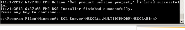 Ran the DQSInsaller.exe -upgrade command in the command prompt Ran the DQSInsaller.exe -upgrade command in the command prompt