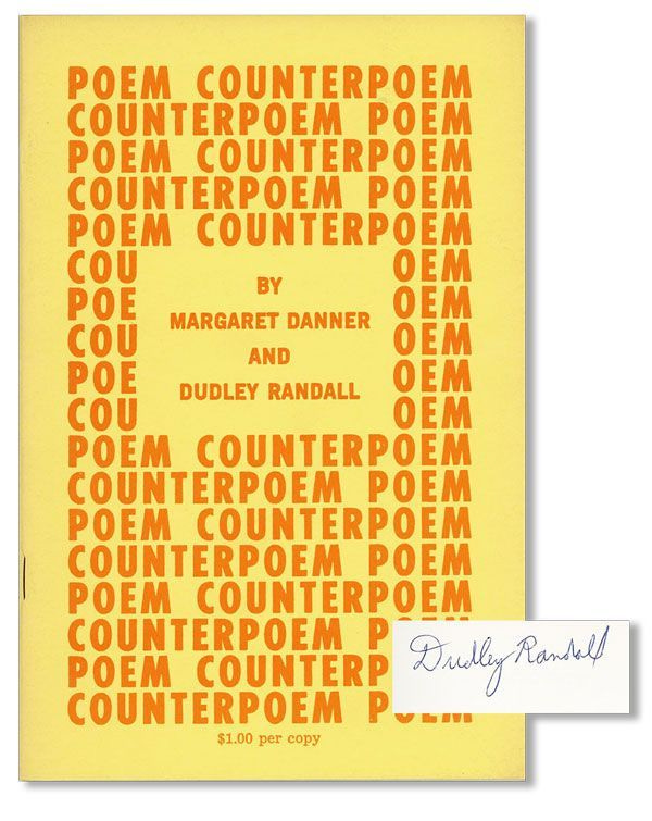 Poem Counterpoem [Signed] by DANNER, Margaret and Dudley Randall - 1966