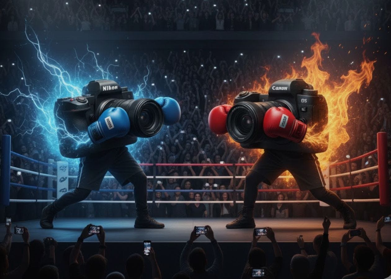 Nikon Z6III versus Canon R6 Mark III_quem ganha a guerra das híbridas Nikon Z6III versus Canon R6 Mark III_quem ganha a guerra das híbridas