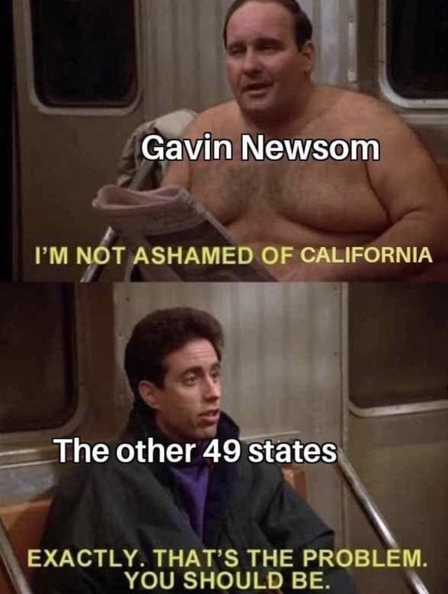 r/ConservativeMemes - Gavin’s histrionics are sad