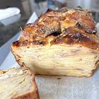 An invisible cake with very visible thanks for Friendsgiving