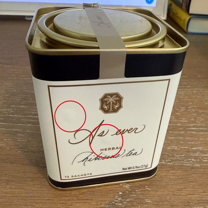 Bubbling Stickers on Teas