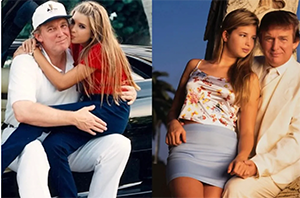 Photos of Ivanka and Trump now considered in the public domain because of their viral social media presence . Photos of Ivanka and Trump now considered in the public domain because of their viral social media presence .