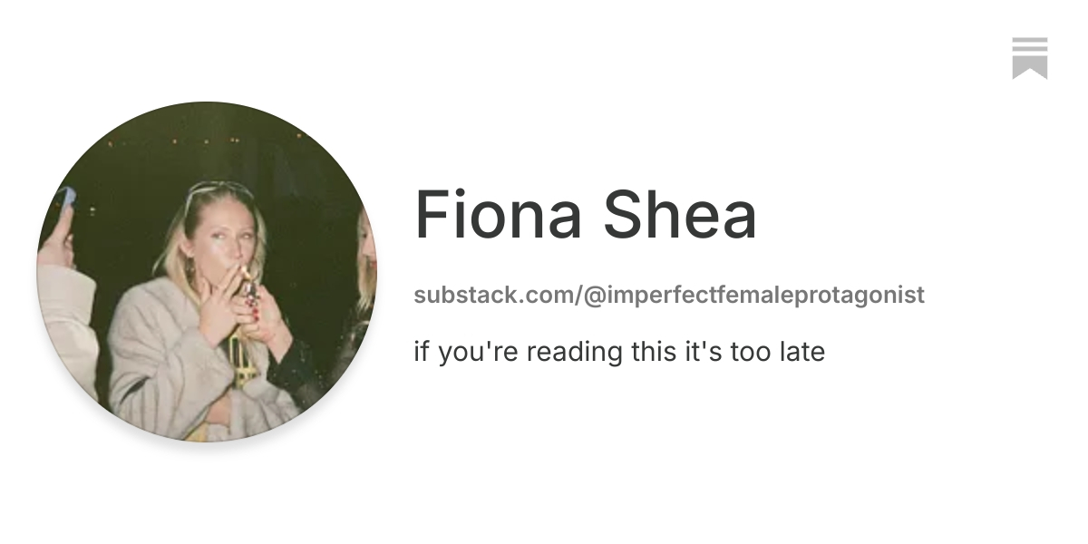 Fiona Shea | Substack