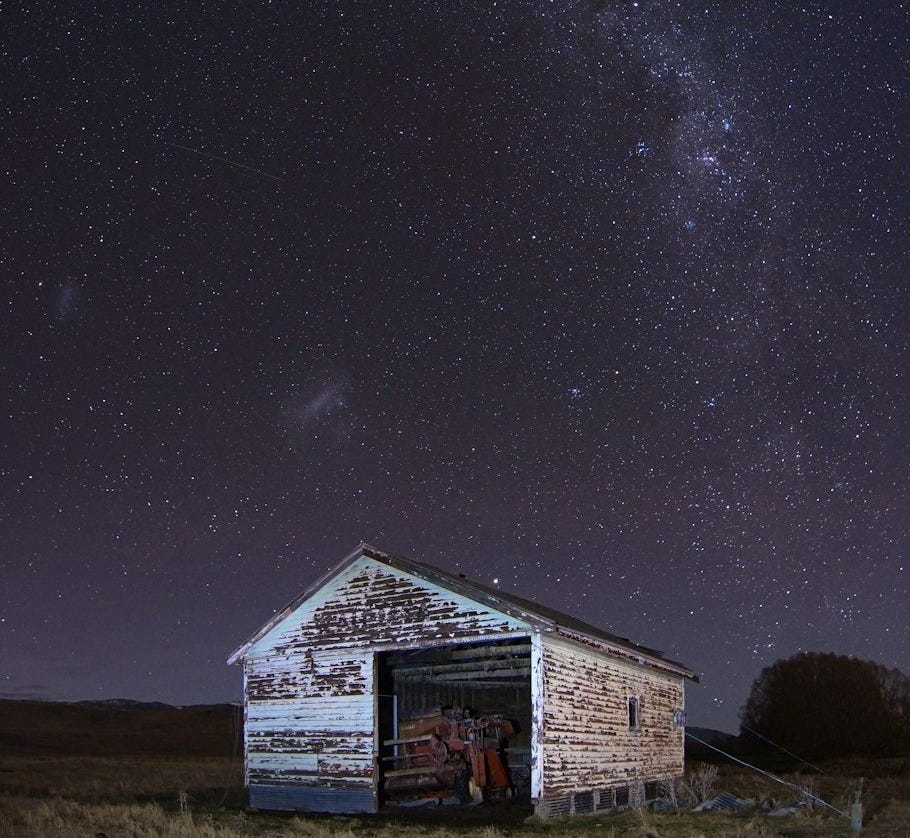 selective focus photography of brown white and brown wooden shed