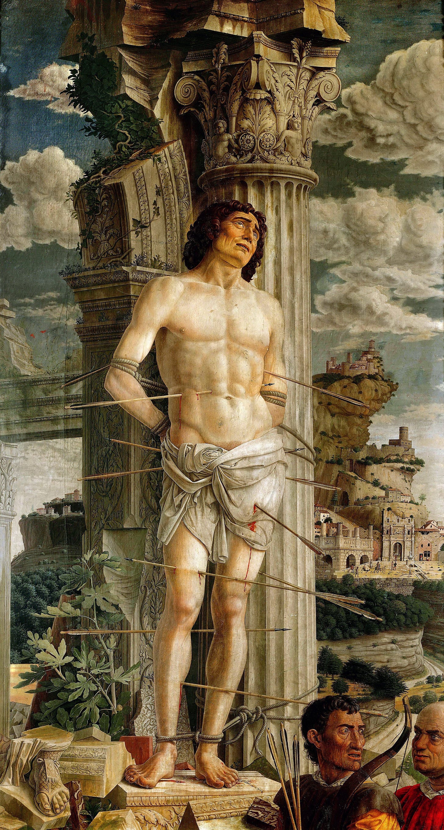 Martyrdom of Saint Sebastian, zoomed in Martyrdom of Saint Sebastian, zoomed in
