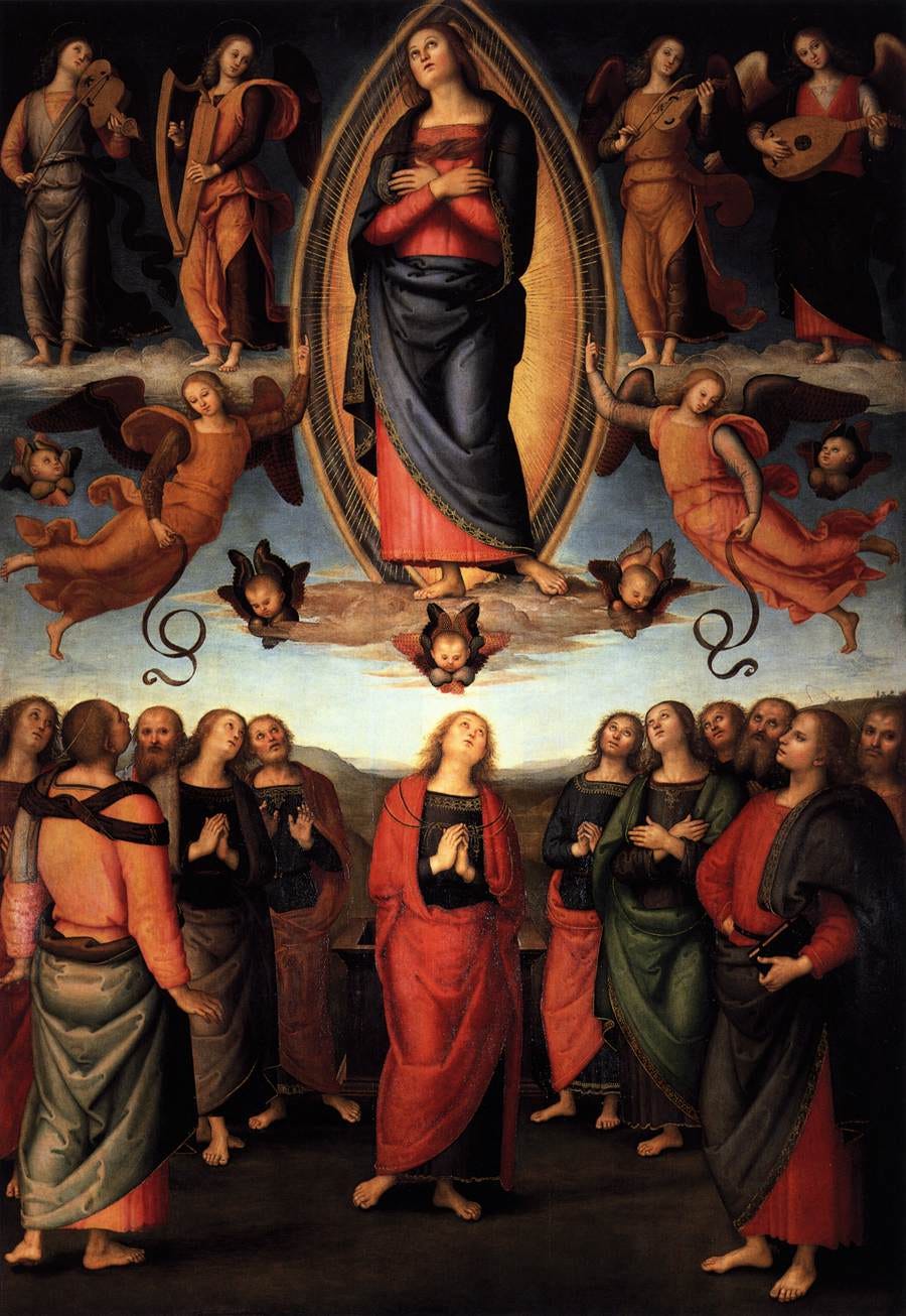 Assumption of the Virgin by Perugino Assumption of the Virgin by Perugino