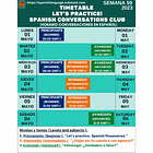 Free Spanish Language Conversation Club, Week 59.