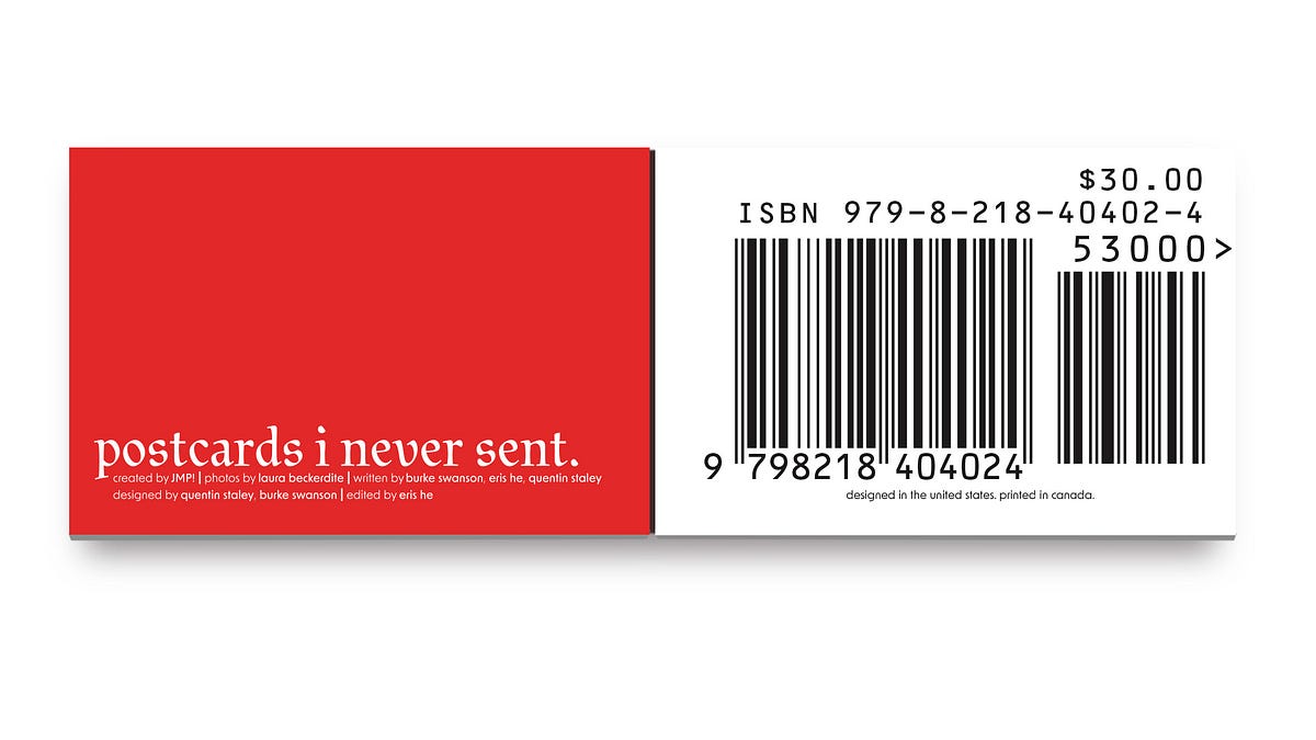 postcards i never sent. | Art - JMP! Collective