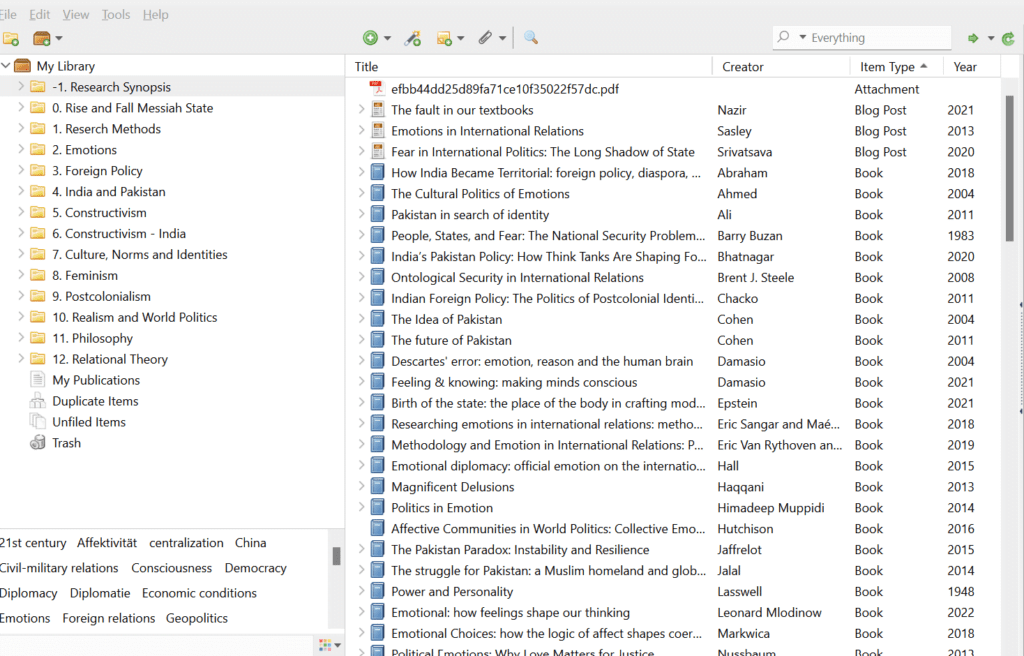 zotero-research-adarsh badri