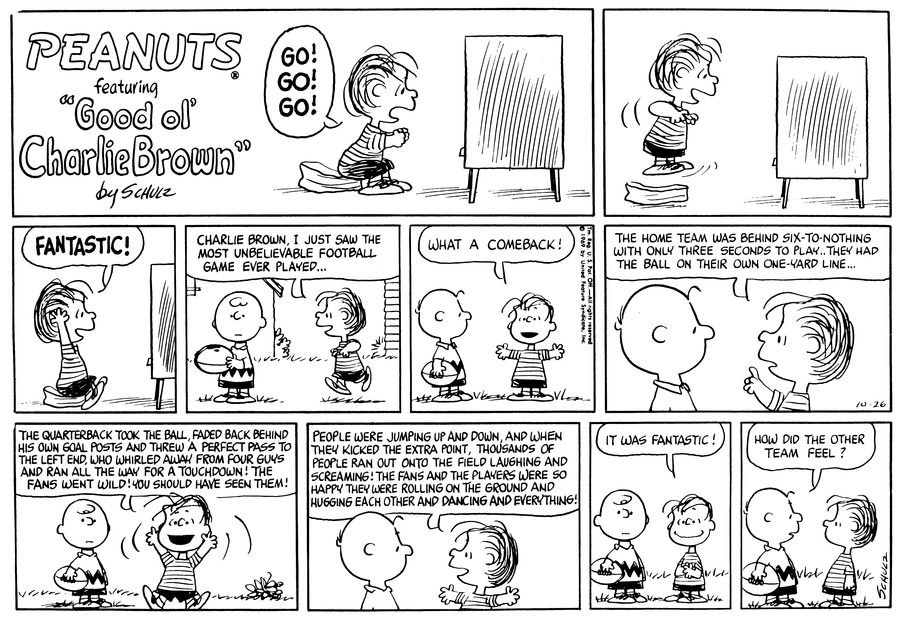 Peanuts by Charles Schulz for October 26, 1969 | GoComics Peanuts by Charles Schulz for October 26, 1969 | GoComics