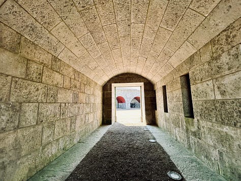 fort, building, interior
