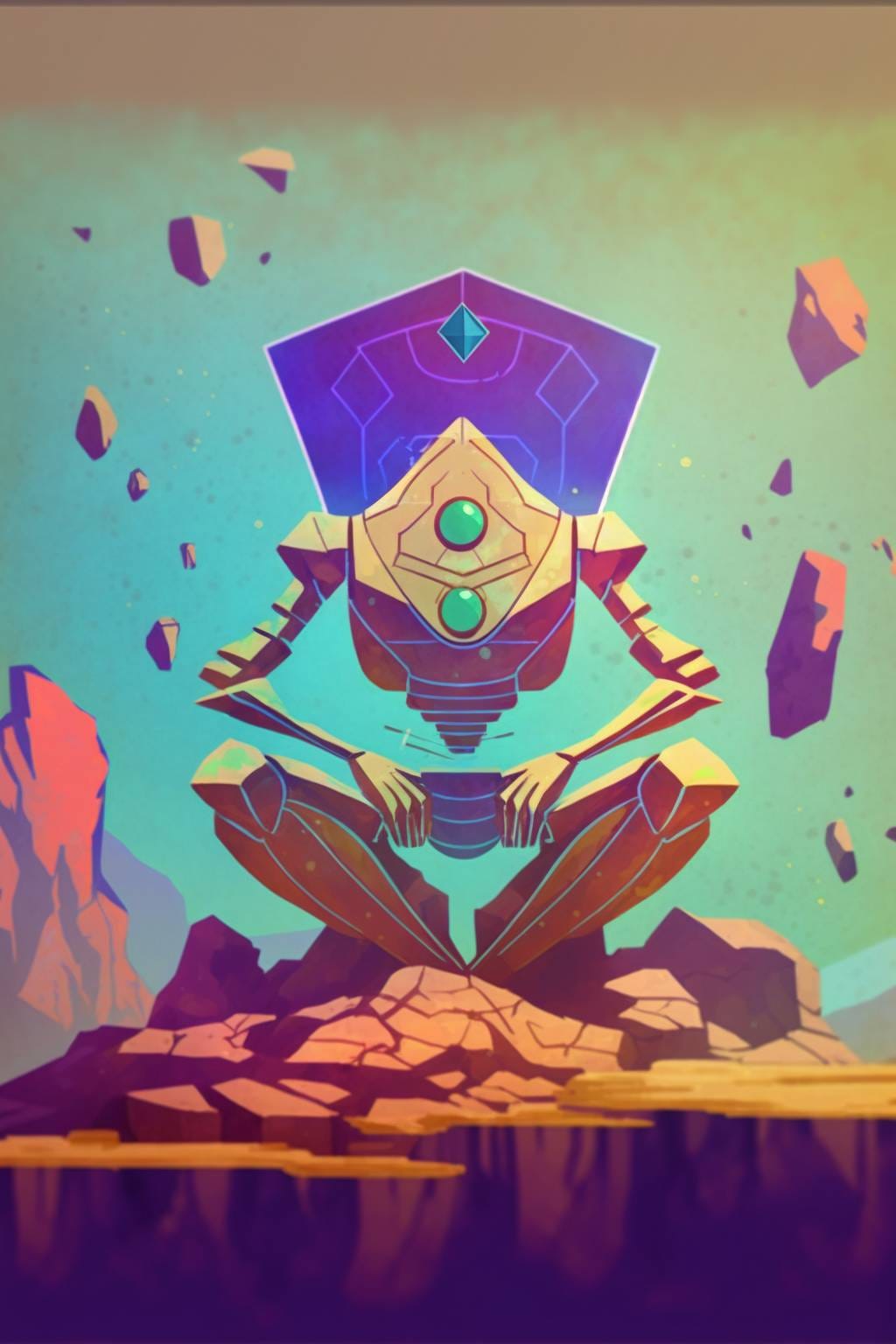 Rock Golem Meditation (Niji) by Breezyhavoc on DeviantArt