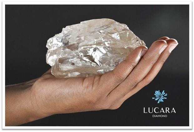 Lucara Diamond Corp--LUCARA RECOVERS EPIC 2-492 CARAT DIAMOND FR Lucara Diamond Corp--LUCARA RECOVERS EPIC 2-492 CARAT DIAMOND FR