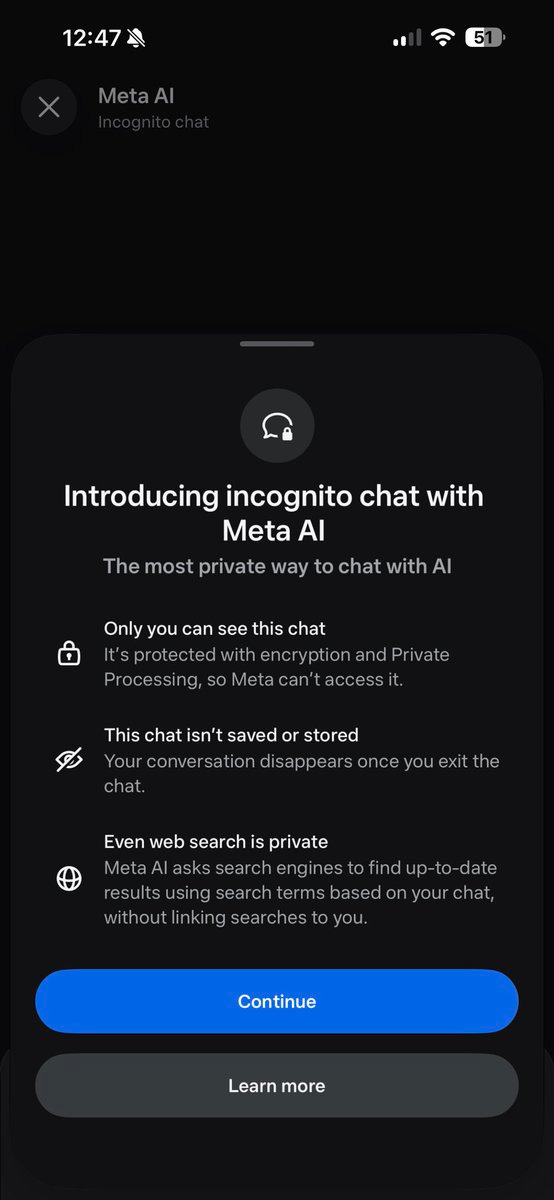 Meta AI bekommt Inkognito-Chats auf iOS und eine neu gebaute Glasses-Seite