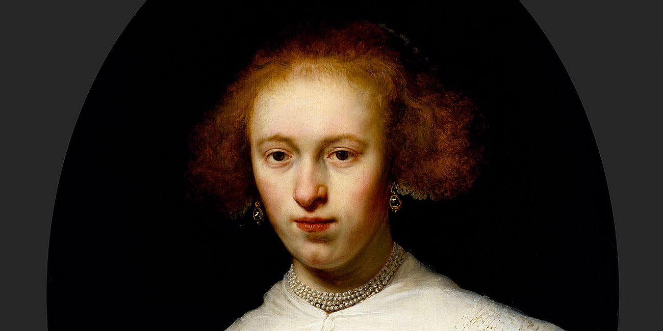 89. Rembrandt van Rijn, Portrait of a Young Woman