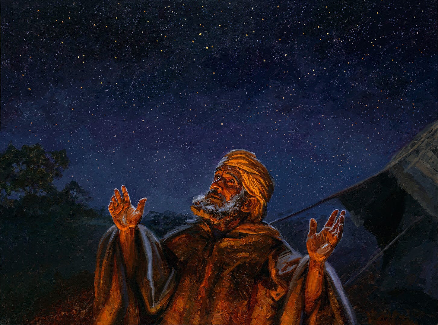 Offspring promised to Abram - Gospelimages