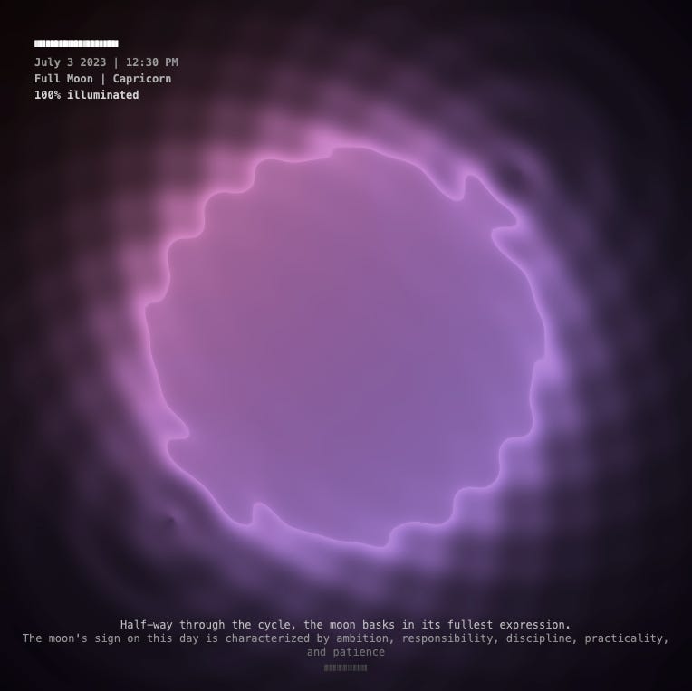 moonsong 1.0 by Eliza SJ via fxhash. moonsong 1.0 by Eliza SJ via fxhash.