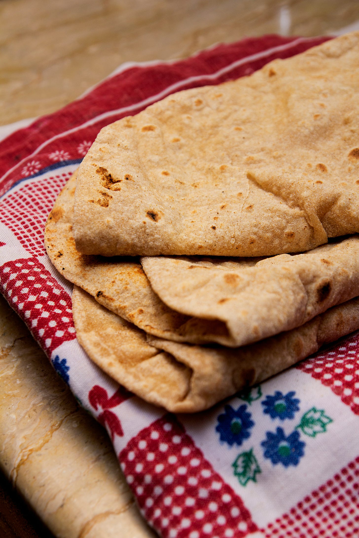 roti in a cloth roti in a cloth