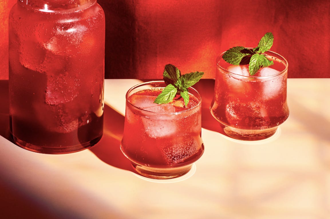HONEY-BERRY-KOMBUCHA SPRITZER - ZAYNAB ISSA