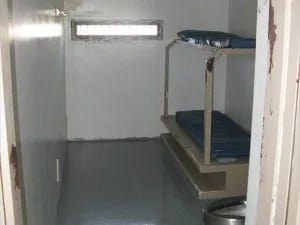 The SHU at a Federal Bureau of Prisons facility.
