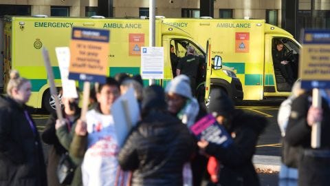 Nurses and ambulance drivers are among those striking in Britain this week.
