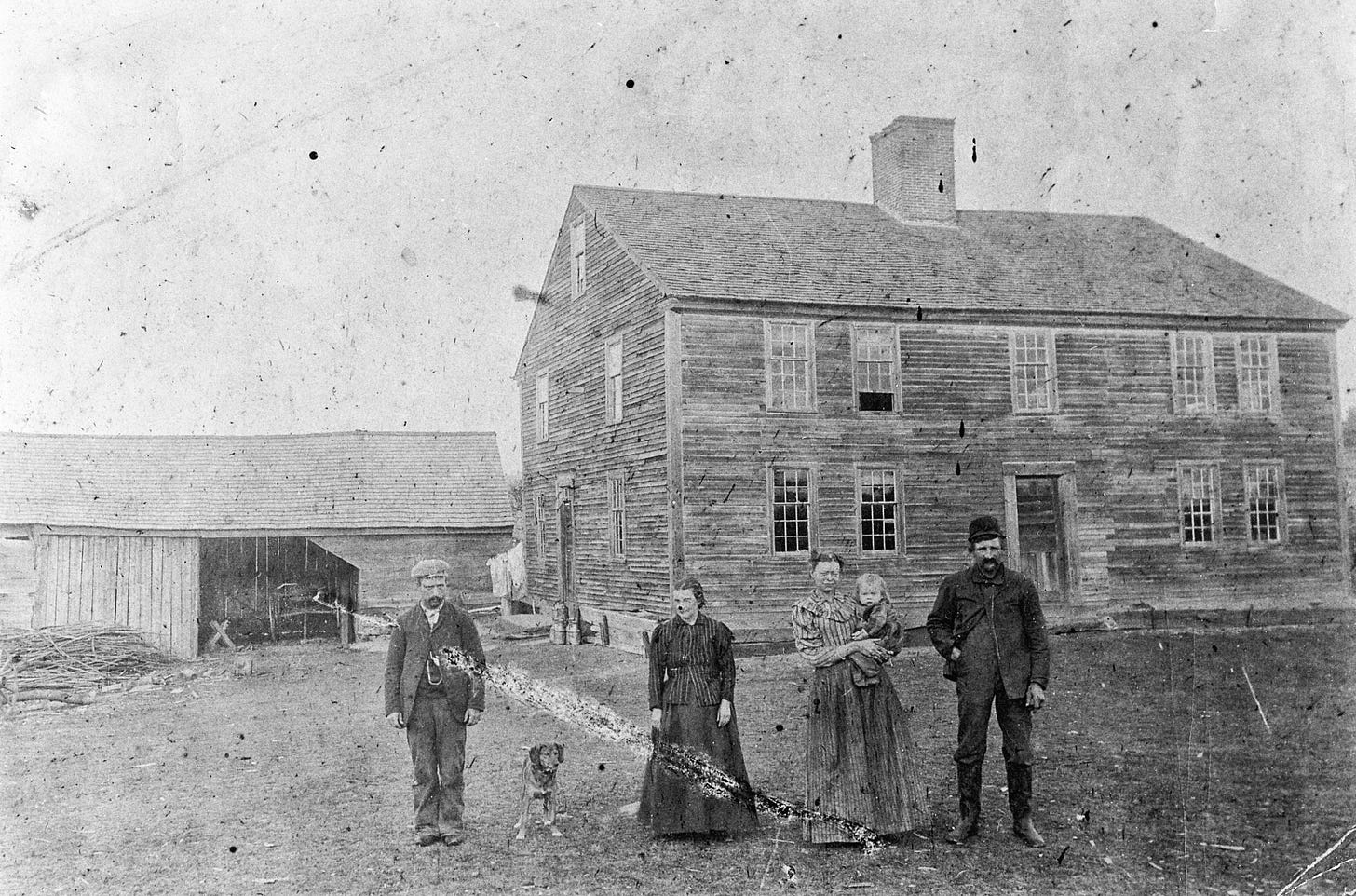 Mansfield family at Whittemore Tavern Mansfield family at Whittemore Tavern