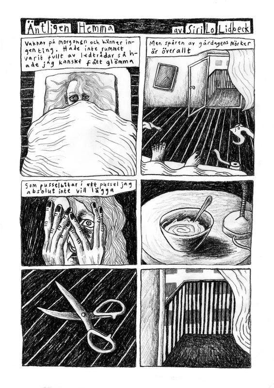 female artis, nonbinær artist, graphic novel