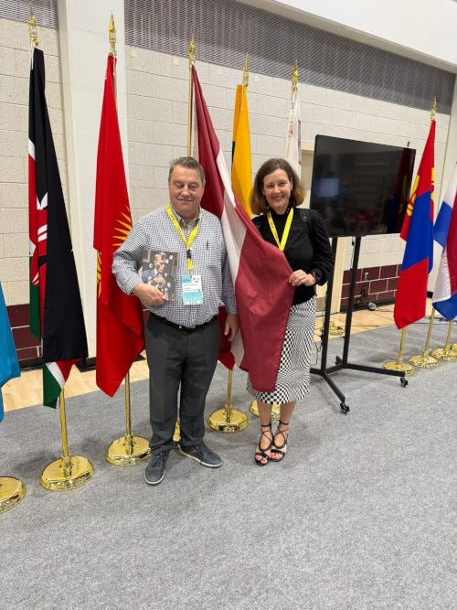 photo of appeals committee members Leonid and Dana.