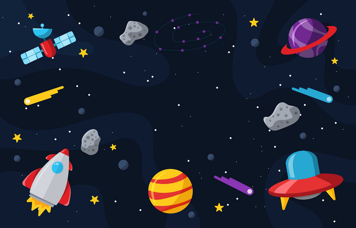 Colourful Space Background 2869957 Vector Art at Vecteezy