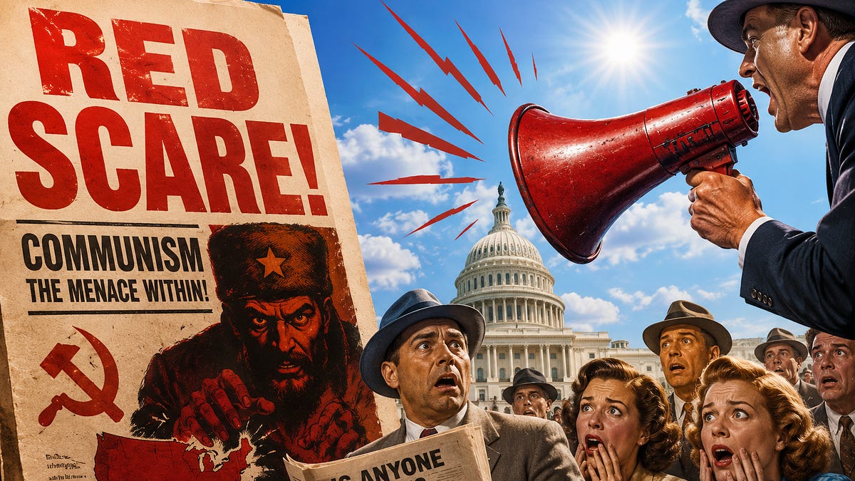 The Red Scare Returns: Trump Is Calling Us "Communists" Because He Doesn't Want America Talking About the Real Threat