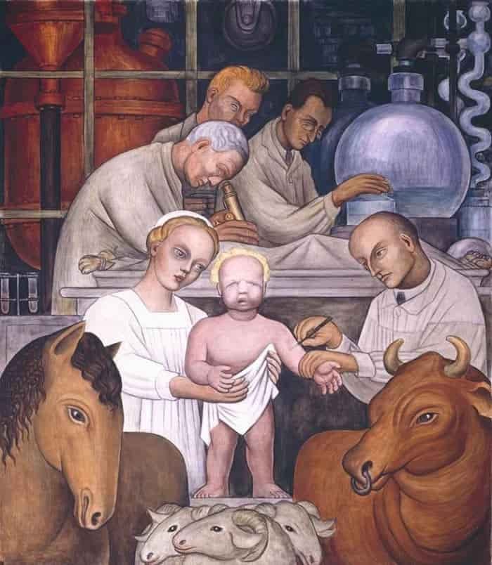 vaccine mural