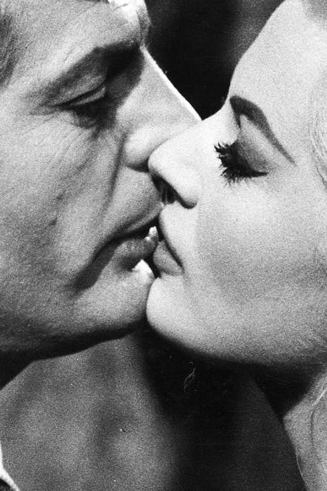 Five film stills from La Dolce Vita, Roman Holiday, Slogan, The Great Beauty and The Green Ray.