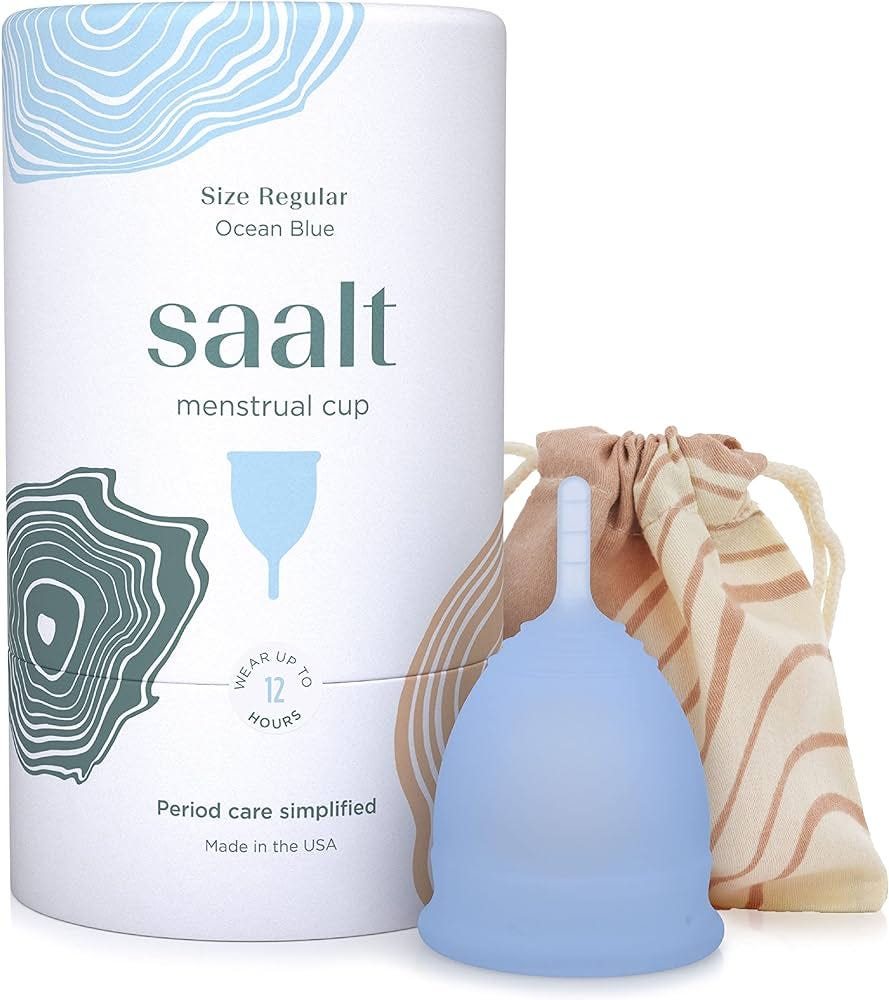 Saalt Menstrual Cup - Premium Design - Most Comfortable Period Cup - #1  Active Cup - Wear for 12 Hours - Soft, Flexible, Reusable Medical-Grade ...