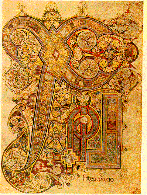 Book of Kells illuminated page