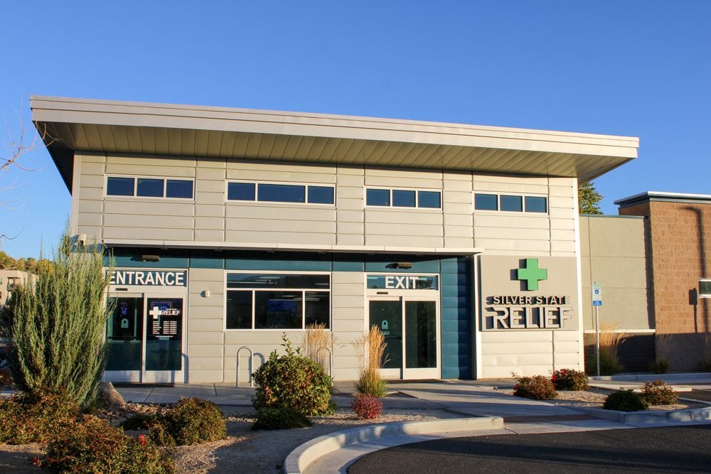 Silver State Relief - South Reno - Storefront - shows storefront - Cannabis Dispensaries Near Me - Reno, Nevada Silver State Relief - South Reno - Storefront - shows storefront - Cannabis Dispensaries Near Me - Reno, Nevada