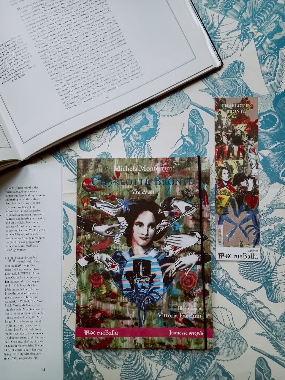 La mia copia del libro Charlotte Brontë. Tre di sei di Michela Monferrini