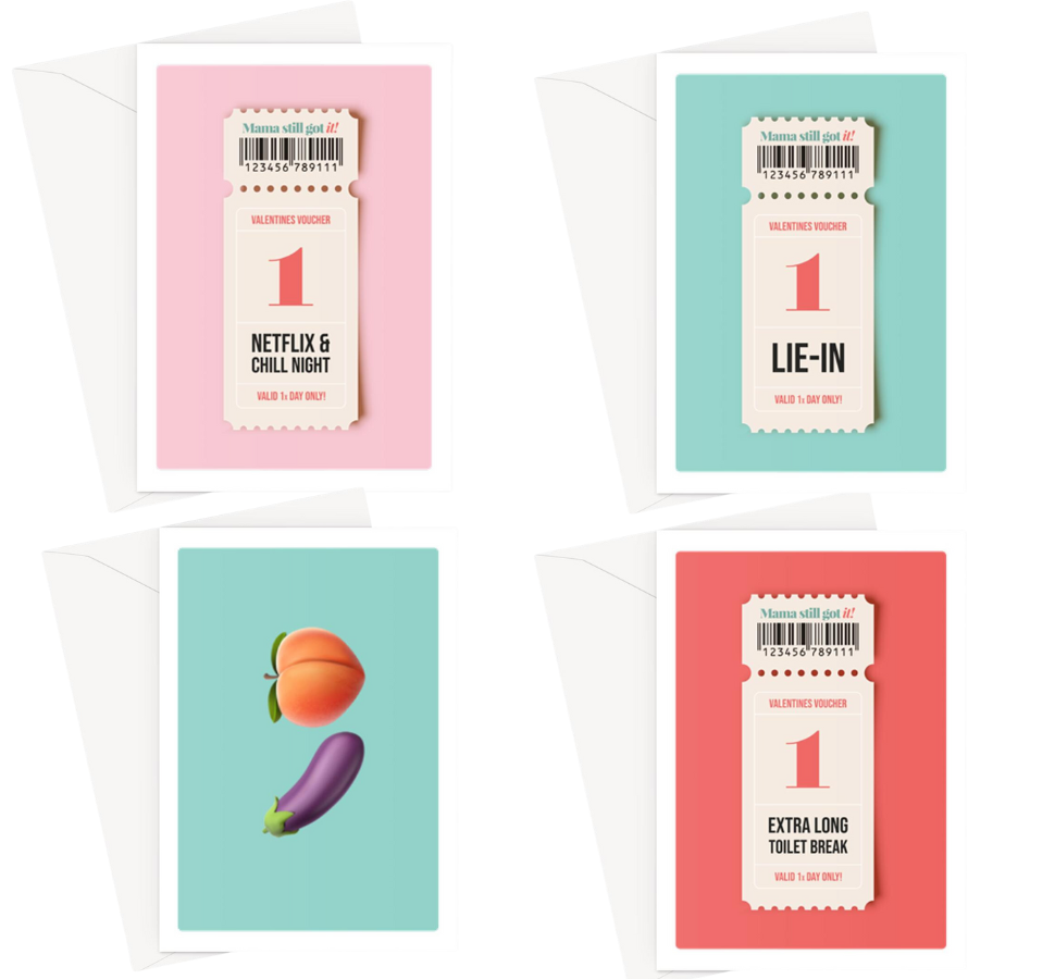 Louise Boyce, Mama still got it valentines cards merch