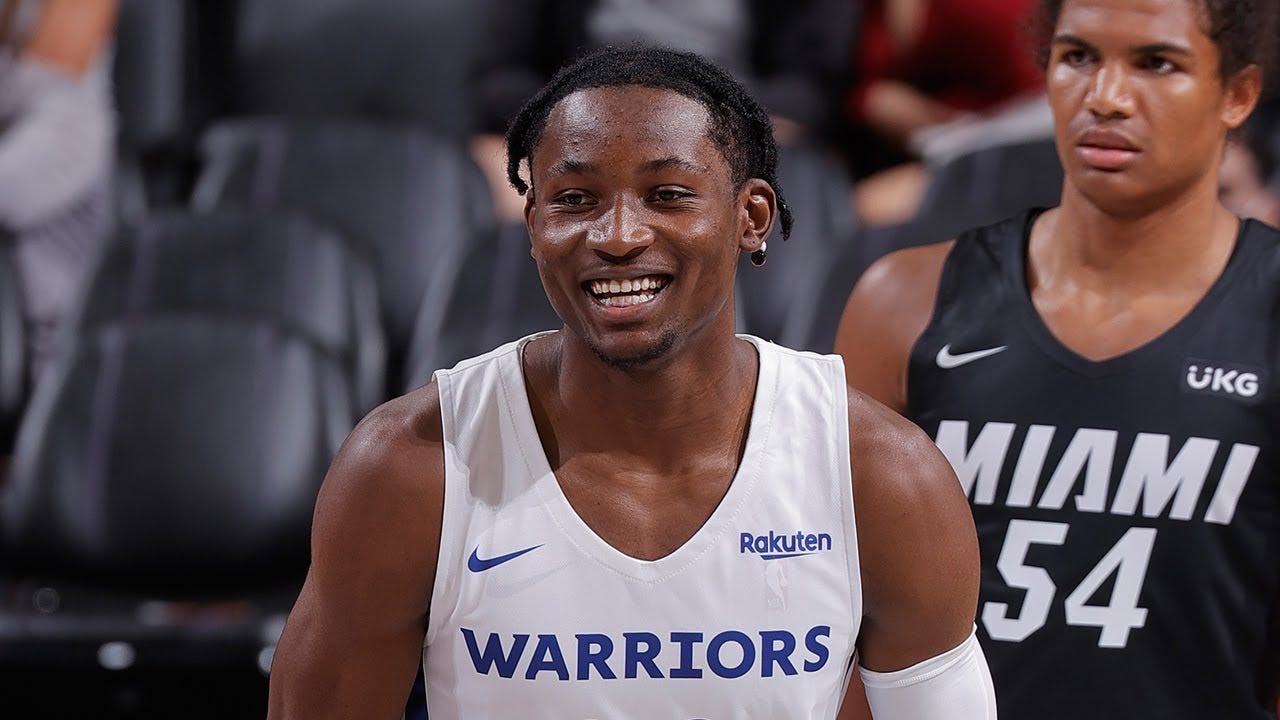 Kuminga (18 PTS) Debuts With Warriors in NBA Summer League - YouTube