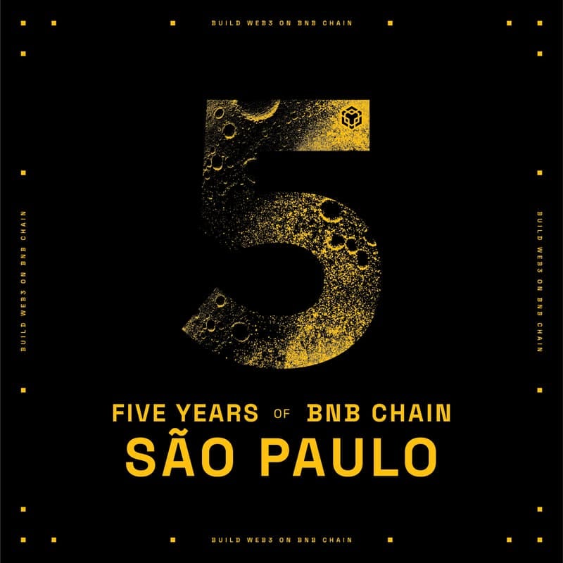 Imagem de capa para 5 anos de BNB Chain – São Paolo