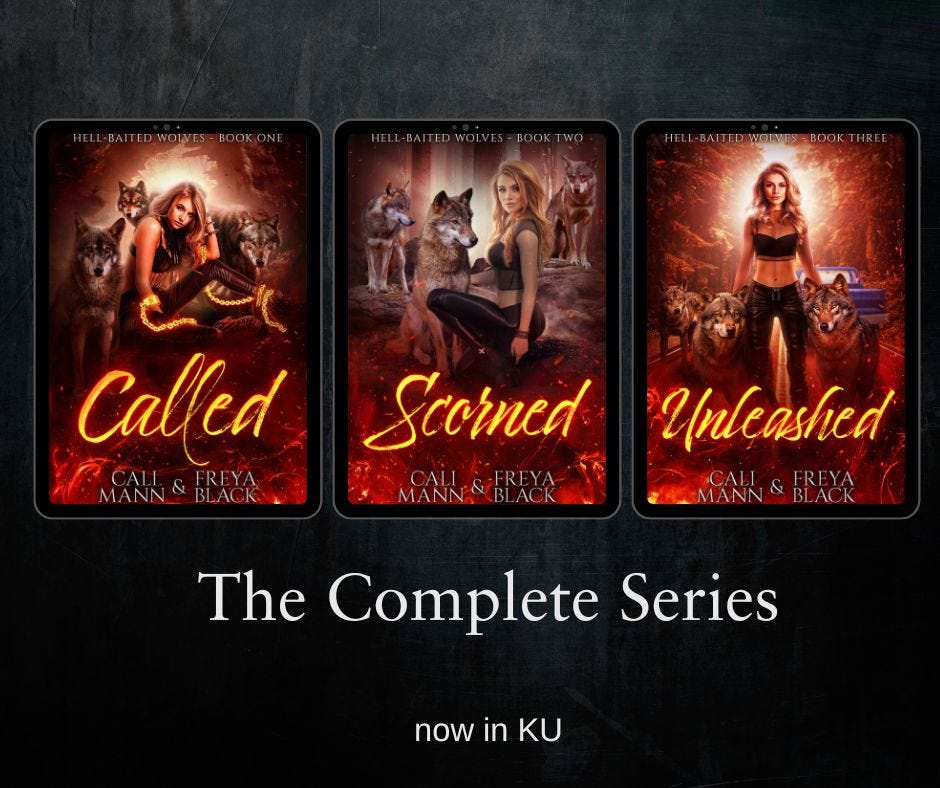 Hell-Baited Wolves series now in KU 