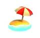 A beach umbrella on an island

AI-generated content may be incorrect.