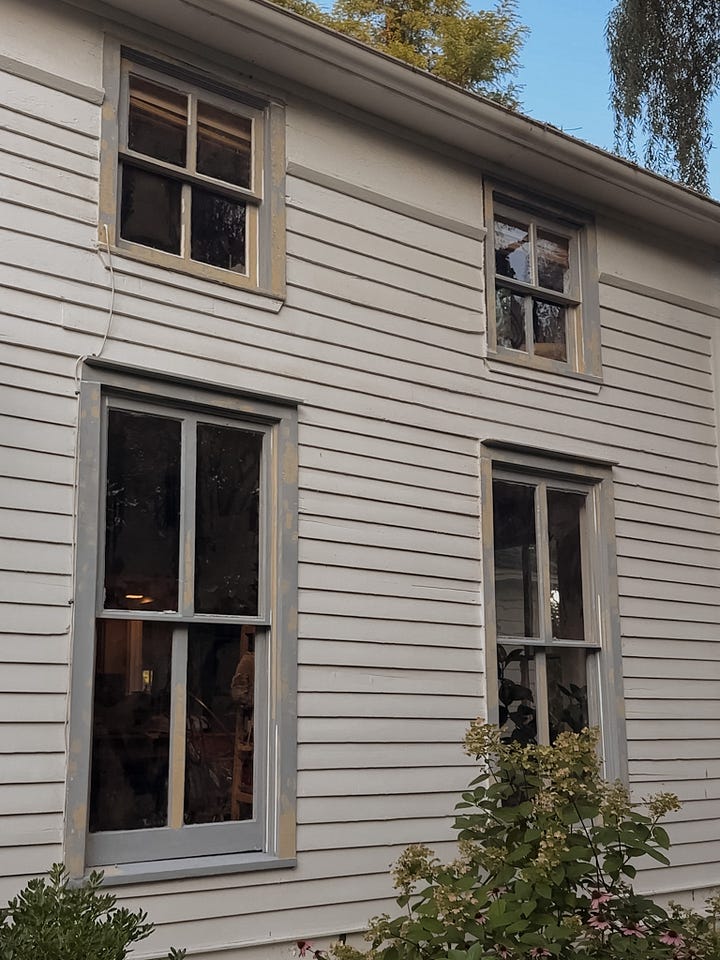 Old farmhouse hudson valley repainting windows