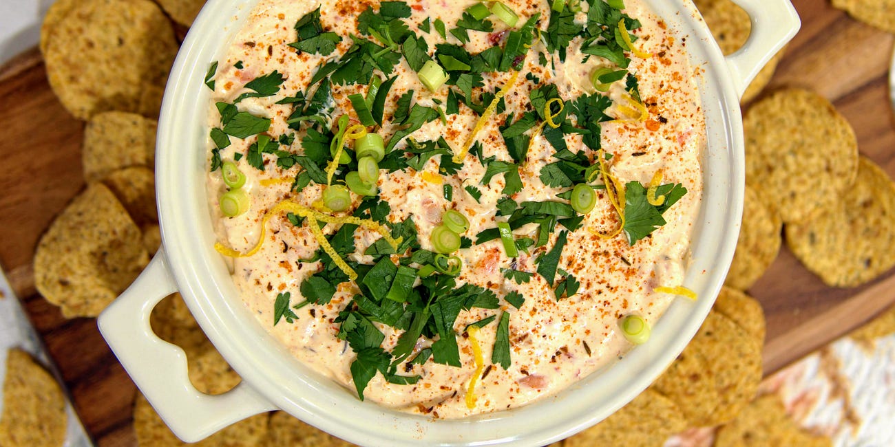 Cajun Shrimp Dip & Rosé