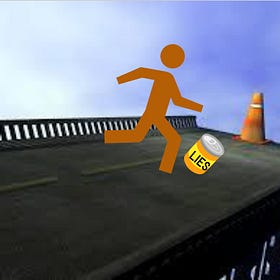 The Destination of the Kicked Can