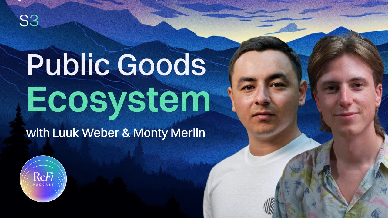 CELO Public Goods Ecosystem with Luuk Weber and Monty Merlin │ S3Ep23 🎧