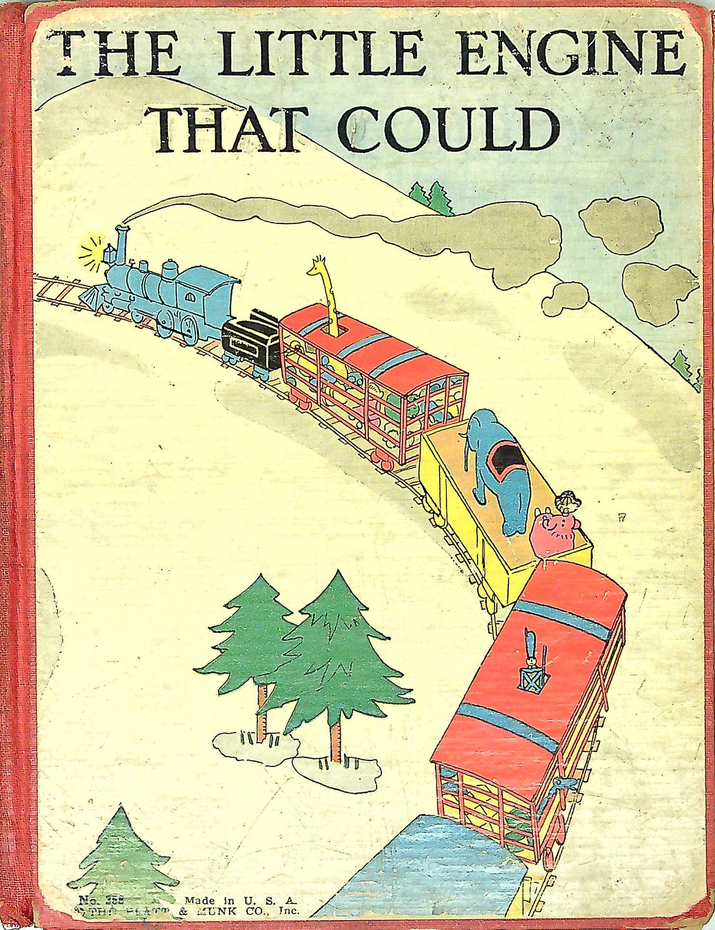 First edition of The Little Engine That Could, by Watty Piper. Published by Platt & Munk, 1930.