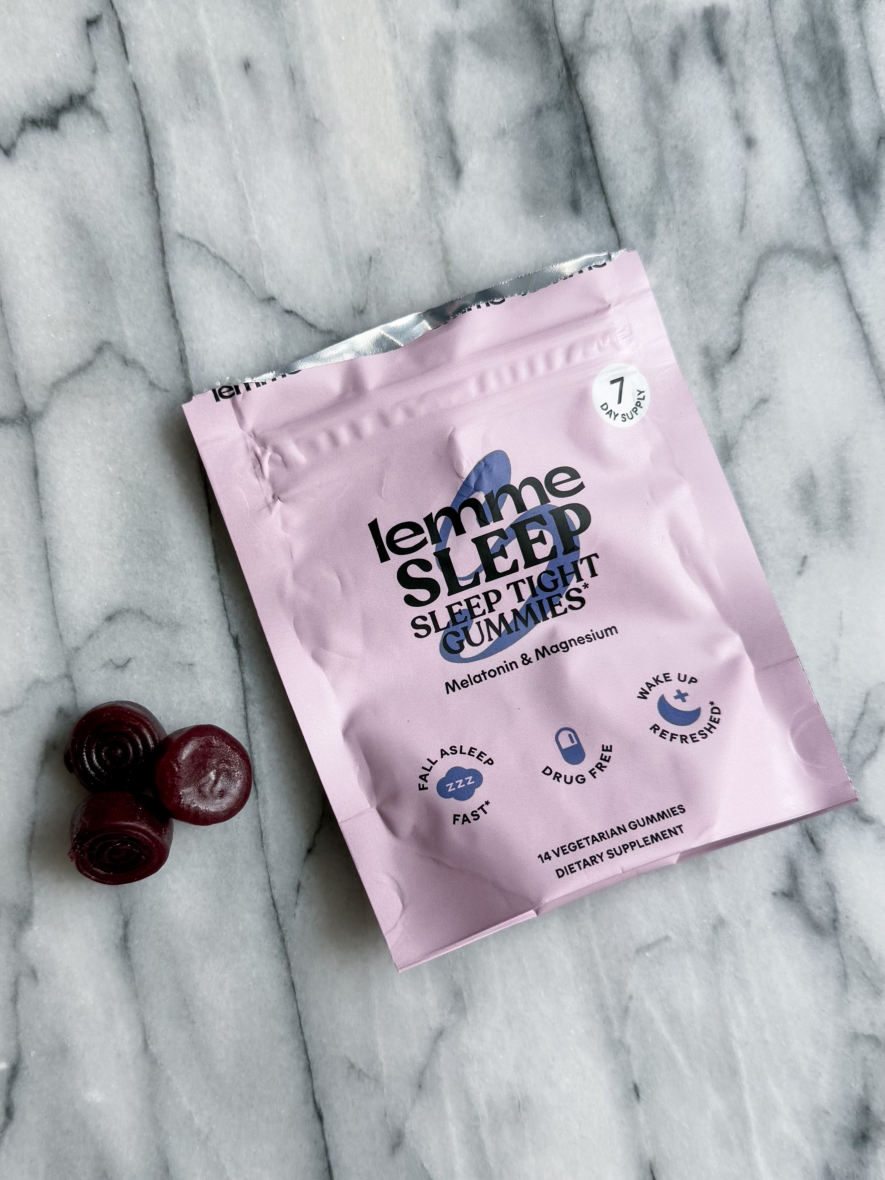 Lemme Sleep Gummies ($9.99 for 14ct, $29.99 for 60ct)