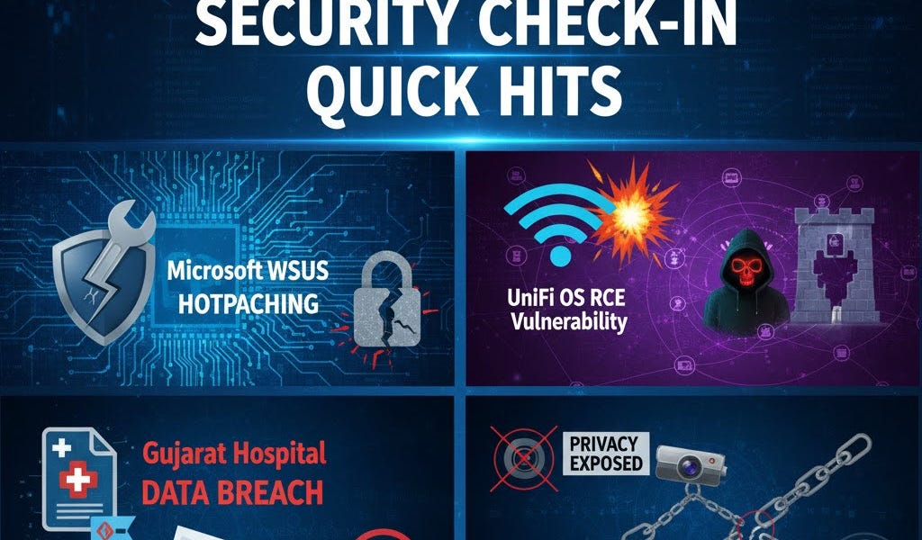 Security Check-in Quick Hits: Microsoft WSUS Patch Breaks Hotpatching ...
